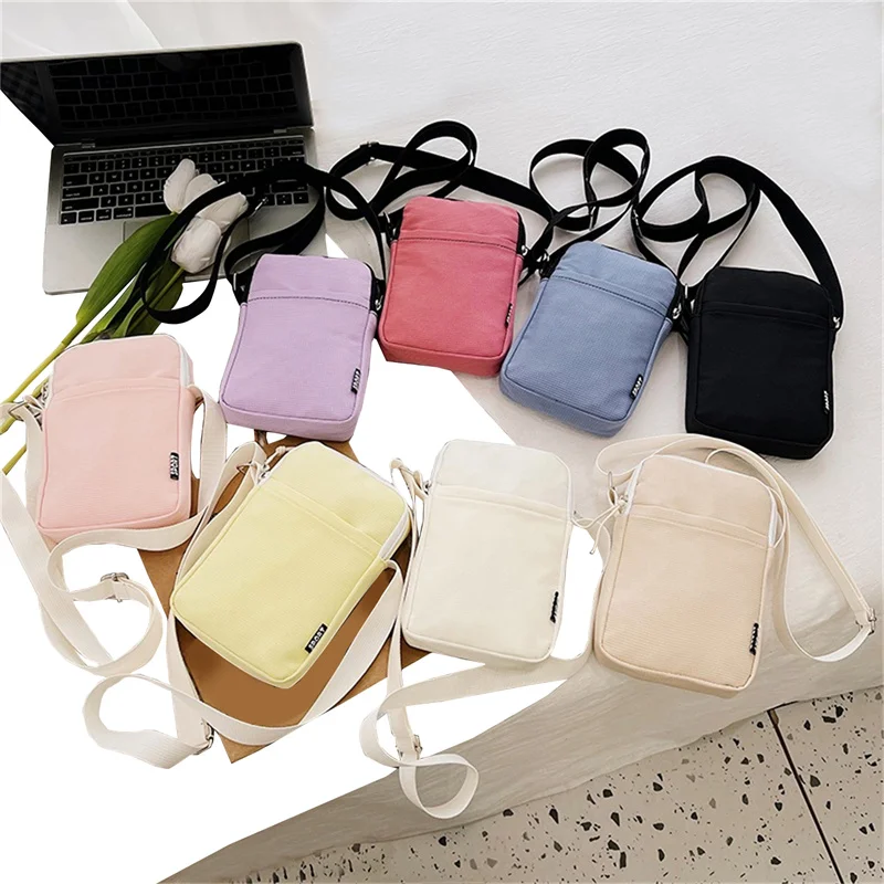 

2024 Fashion Mobile Phone Bag Women's Messenger Bag All-match Mini Small Crossbody Bag Hanging Neck Coin Purse Vertical Handbag