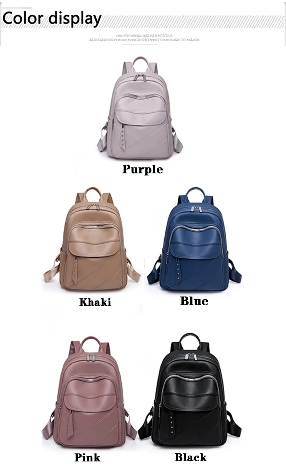 Women's High Quality Premium Leather Backpacks Girls Casual Backpacks Solid Color Retro Shoulder Bag Girls Anti Theft School Bag