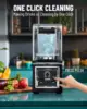 Professional Grade Blender - Soundproof & Quiet Commercial Blenders, Removable Shield, 2000W  ,  Oz Capacity - 3
