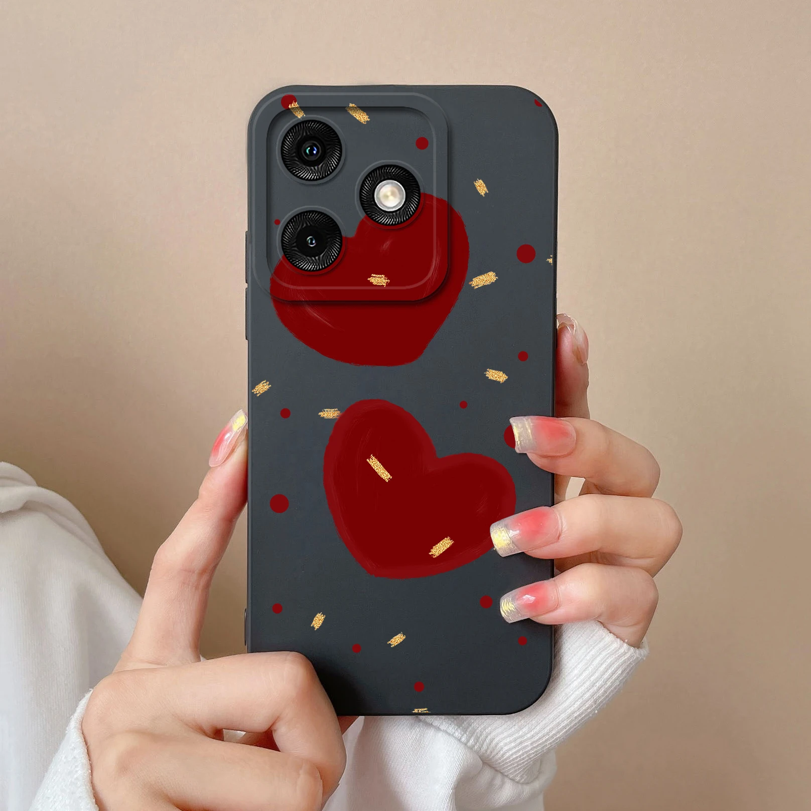 Soft Liquid Silicone Shockproof Back Cover - High Quality Lightweight Bumper Case, Various Styles Available