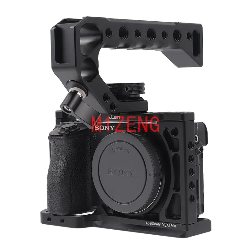 quick release Rabbit cage Rig Handle Film Arm support bracket Stabilizer for Sony a6300 a6400 a6500 a6000 camera tripod