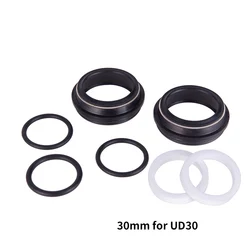 High-Performance Bicycle Fork Repair Kit - Air Piston, O-rings, Wiper & Dust Seals, Foam Washers (30mm)