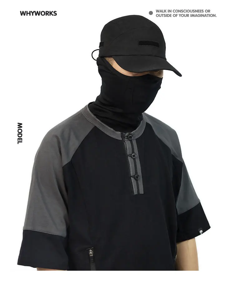 Whyworks 22ss Techwear hat baseball cap quick release buckle fidlock hook rope rip stop material