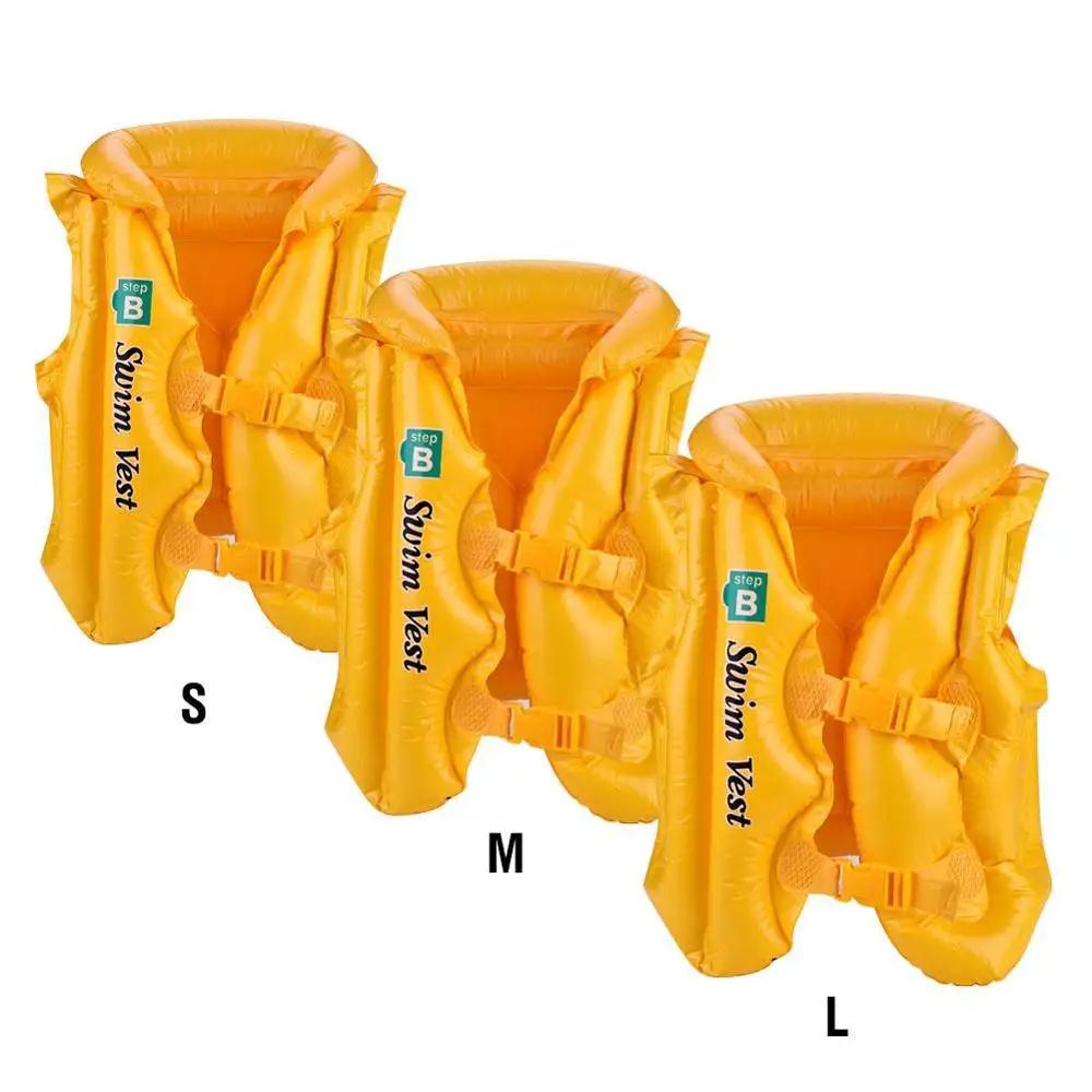 Summer Children Inflatable Swimming Life Jacket 3 Colors Buoyancy Safety Jackets Boating Drifting Lifesaving Vest Life Waistcoat life jacket