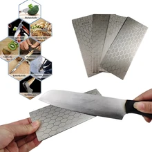 Diamond Knife Sharpening Stone 400# 600# 1000# 1200# Knife Sharpener Ultra-thin Honeycomb Whetstone Grindstone Tool