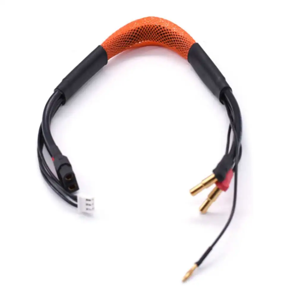 

Hot Team 2S XT60 Balance Charging Lead 4mm & 5mm Multi Bullet Plug with Green/Orange/Black wire 12AWG 300MM