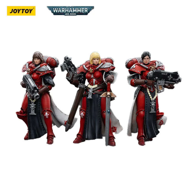 

In Stock Original JOYTOY Adepta Sororitas Battle Sisters Order of The Bloody Rose Sister Superior Kamina Lonell Sister Model