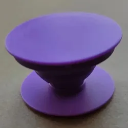 Universal Solid Color Folding Phone Ring Holder Stand and Grip (Purple 1pcs)