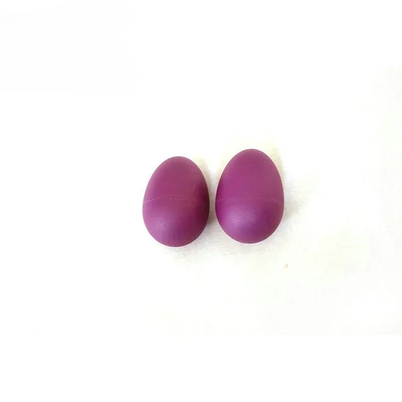 2pcs Plastic Percussion Maracas Shaker Musical Sound Egg Colorful Musical Instrument Baby Toddler Childre Toy