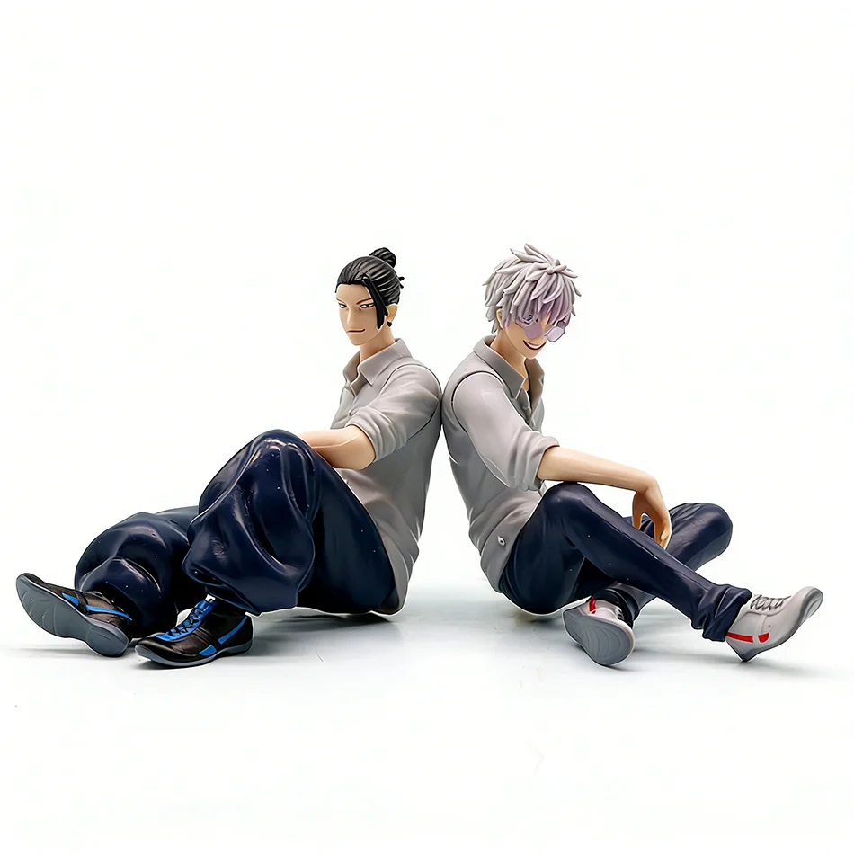 Satoru Gojo Jujutsu Kaisen Collectible Anime Figure - Geto Suguru Sitting Pose PVC Ornament Toy