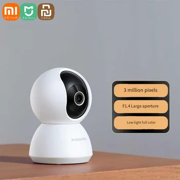Xiaomi Norma Mijia APP 1296P Smart Camera 2K IP Cam Webcam Videocamera 360 Angolo WIFI Visione notturna wireless AI Rilevamento movimento migliorato