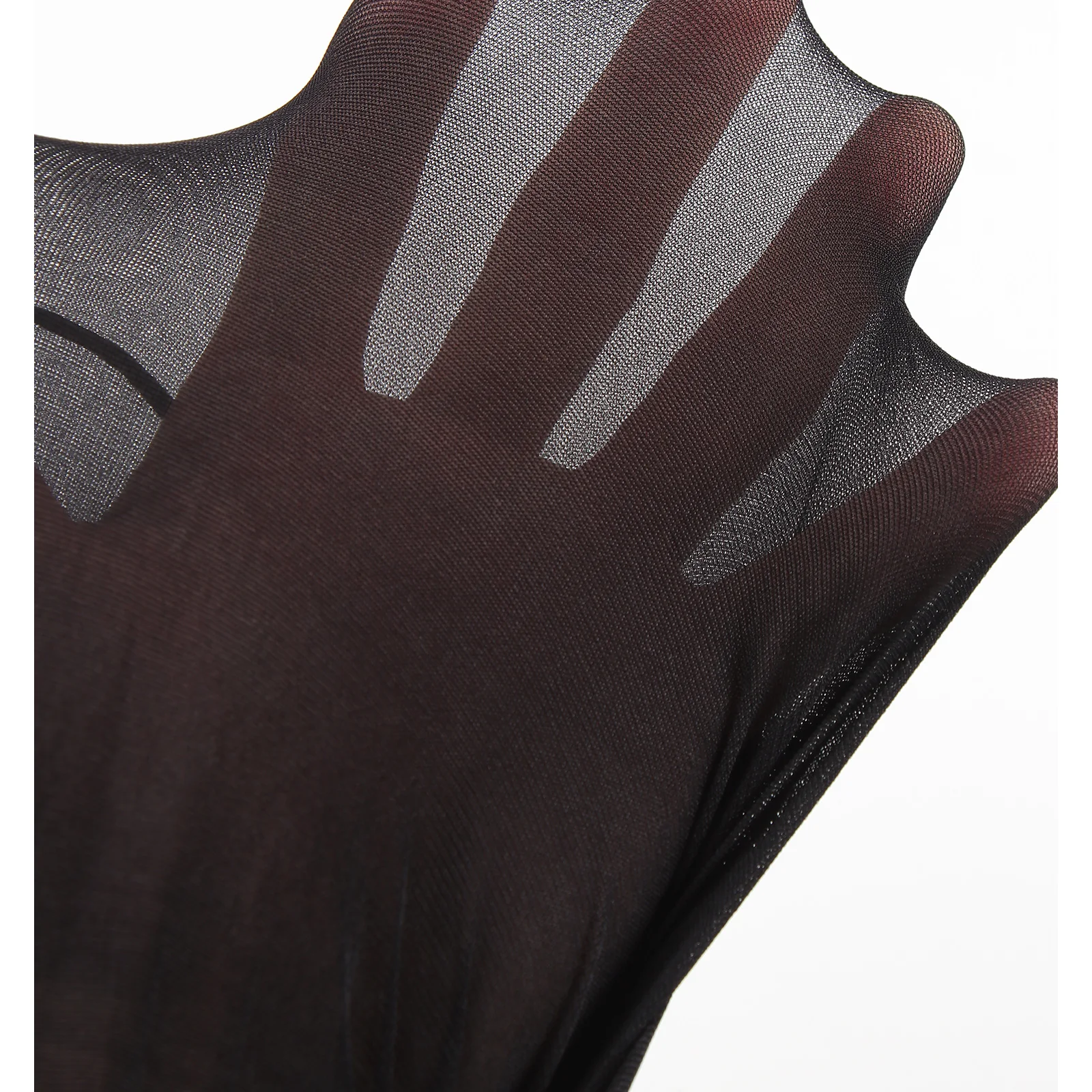 thumbnail image 2 of Aiihoo Womens Silky Sheer Lingerie Deep V Neck High Cut Thongs Leotard 2 of 11
