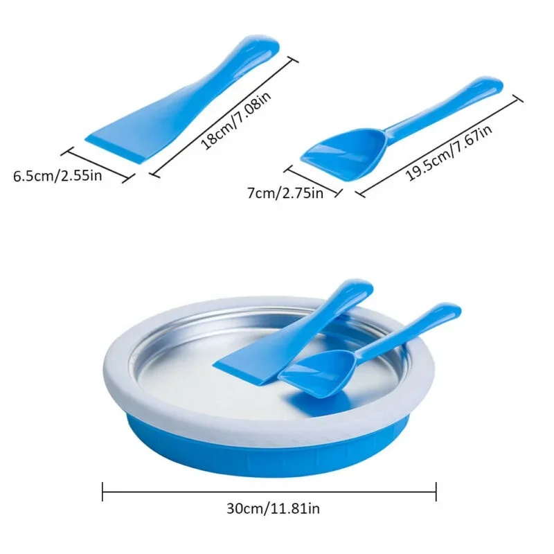 Portable Mini Pan Fried Ice Cream Roll Machine Household Frozen Yogurt Machine DIY Kitchien Home Ice Cream Maker