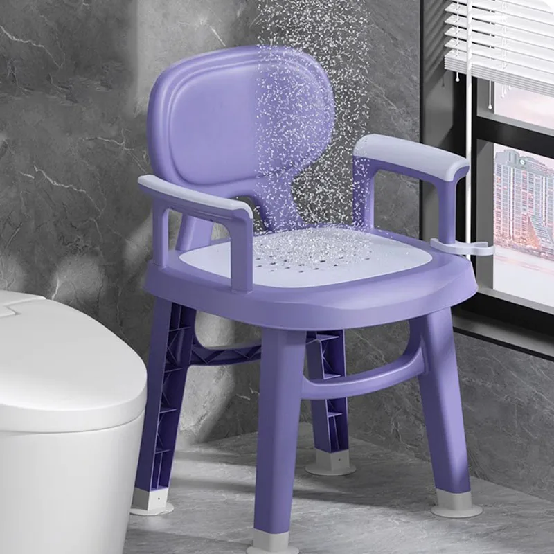 

Plastic Children Shower Stool Elderly Persons Disabled Designer Pedicure Shower Seat Ultralight Silla Para Ducha Home Furniture