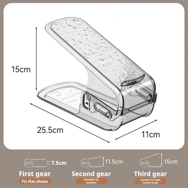 Schoenenvakken Organizer Kast Verstelbaar Dubbellaags Schoenenrek Opbergorganisator Kast Schoenstapelaars Organisatie Schoenendoos