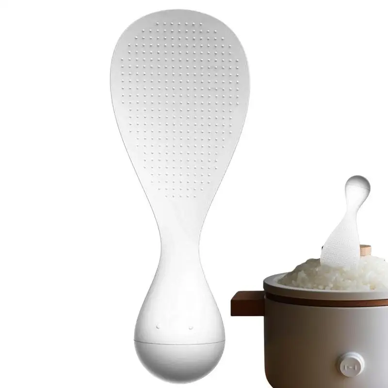 Tumbler Rice Spoon Stand Up Non Stick Kitchen Tool Food Grade Easy To Clean Gadgets Cooking Spoons