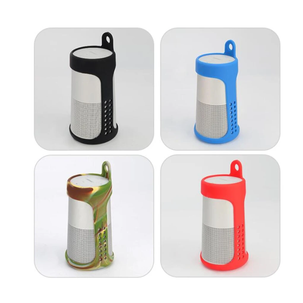 Sostituzione Per Bose Soundlink Revolve Speakers Custodia In Silicone Portatile Hanging Cover Protector