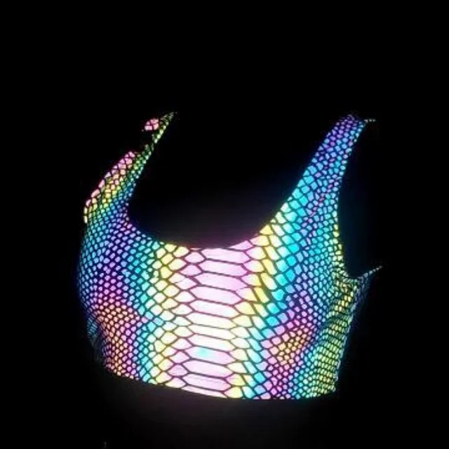 Holographic Reflective Crop Top 3
