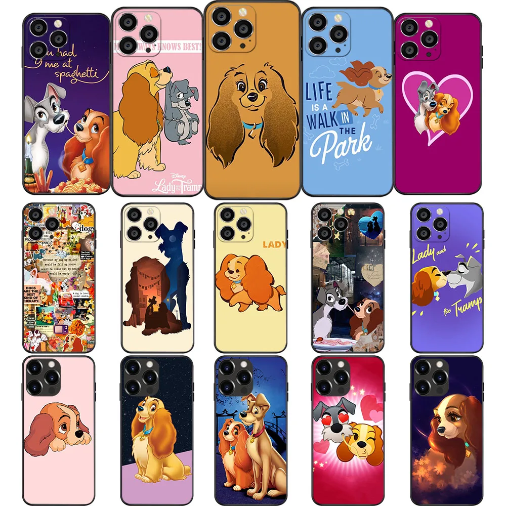 Ny-61 Lady And The Tramp Custodia Morbida Per Huawei Mate Nova 20 P20 P30 P40 2I 2 3 3I 4E 5T 7 Se Lite Pro