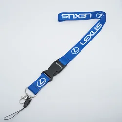 Premium Lexus Neck Strap Lanyard Car Keychain Holder Auto Accessory (Blue)