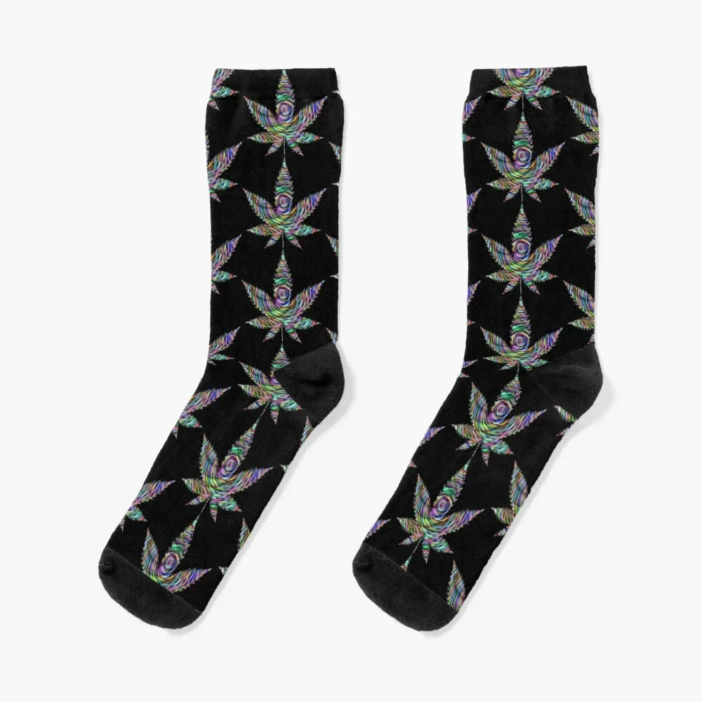 

SpaceWeed Socks bright garter christmas stocking Hiking boots sports and leisure Socks Ladies Men's