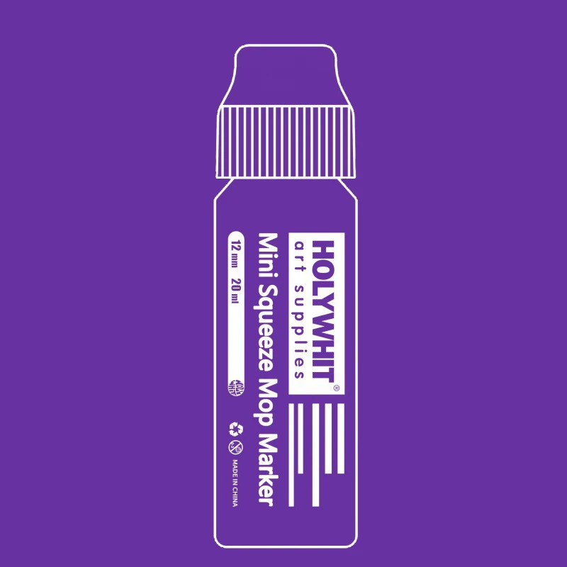 Mini Graffiti Flow Paint Pen - Waterproof Round Tip Fluorescent Art Marker