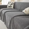 Solid Color Waterproof Sofa Towel Chenille Four Seasons Universal Sofa Cover All-inclusive Universal Simple Sofa Blanket 1