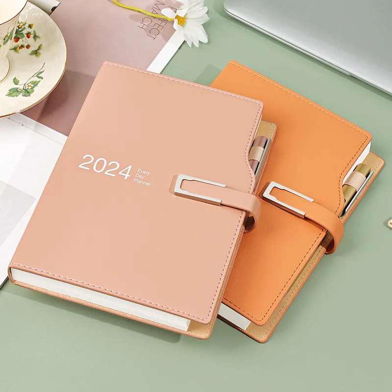 Notebook And Notepad Planner Papelaria Organizador Diário Sketchbook 365 Calendário Diário Nota Plano Livro a5 a6 2023 - Imagem 6