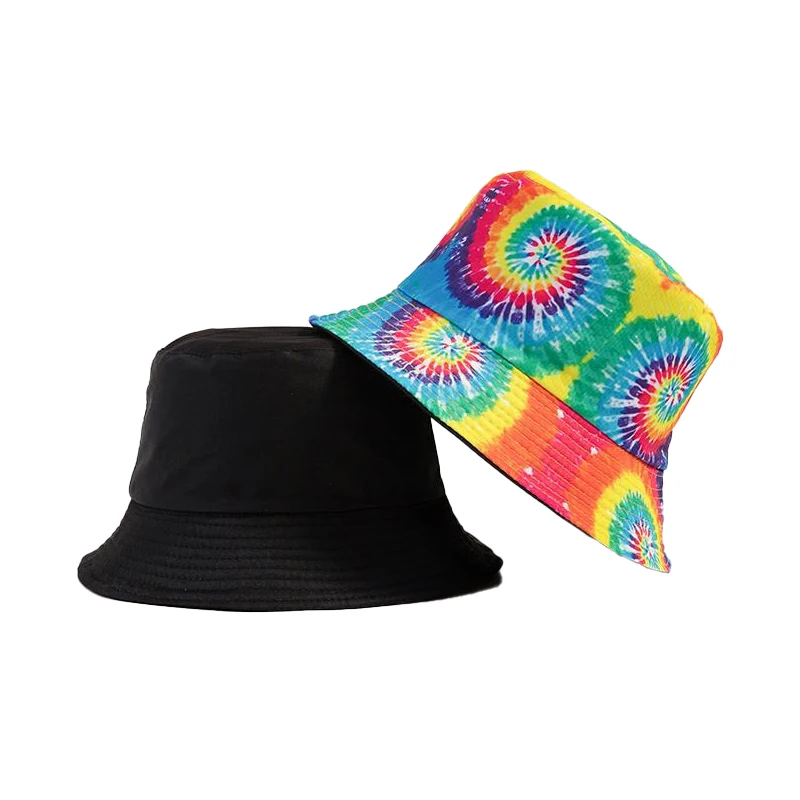  - New Cotton Street Graffiti Men's Bucket Hat Double-Sided Hip Hop Outdoor Women Caps Beach Sun Protect Fishing Unisex Bonnet