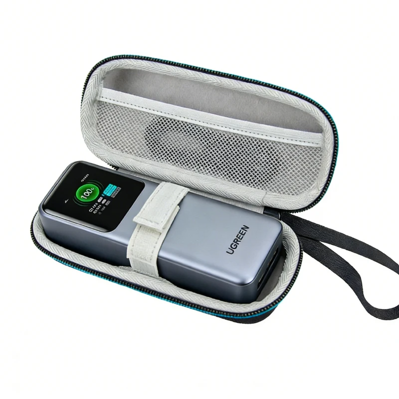 BIBOYOU 하드 EVA 야외 여행용 박스 휴대용 커버 보관 가방 케이스 (유그린 넥소드 165W 20000mAh 보조배터리 액세서리용)