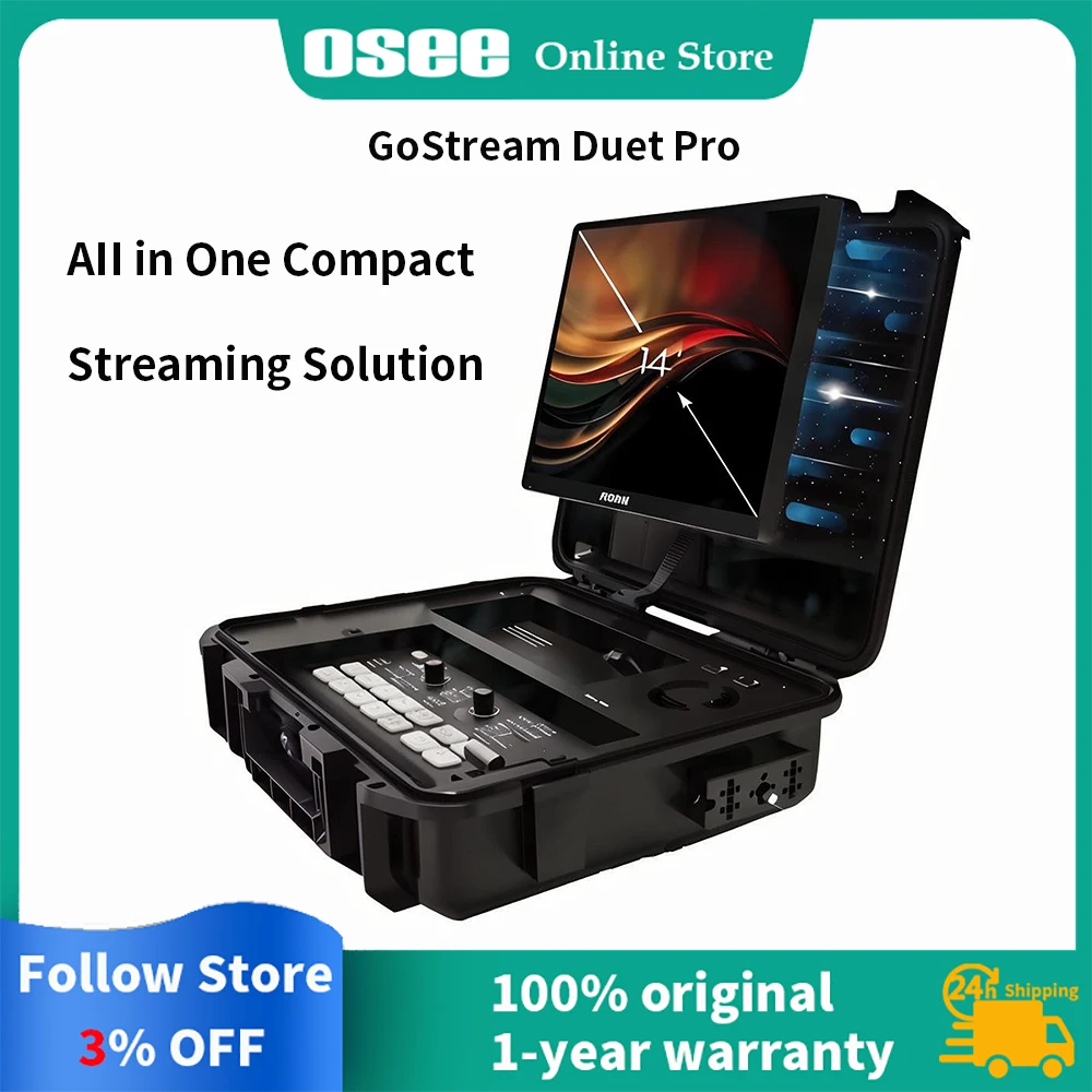 Osee GoStream Duet Pro Kit 4ch SDI/HDMI Input Live Streaming