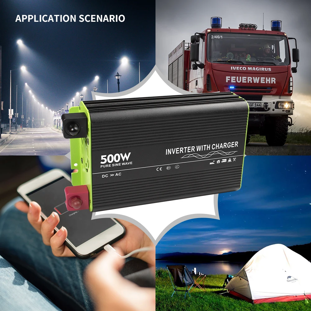 300W ڵ ¾籤 ι DC 12V 24V  AC 110V 220V USB ڵ  ι ȯ