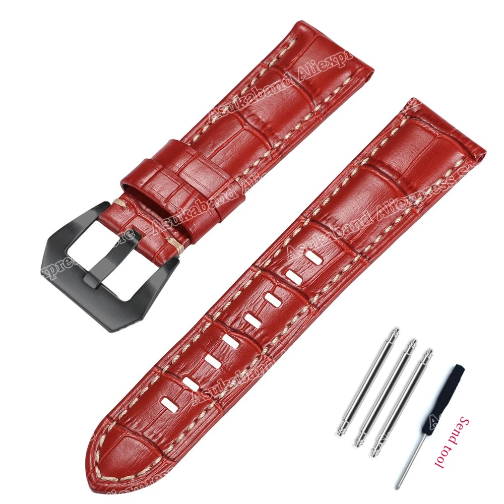 Elegant Leather Watch Band - Premium Strap for Timeless Style (Multiple Sizes Available)
