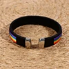 Rainbow Bangle Bracelets Rainbow Open Bracelet LOVE Colorful Rope Best Friend Girlfriend Couple Gift Wristband 3