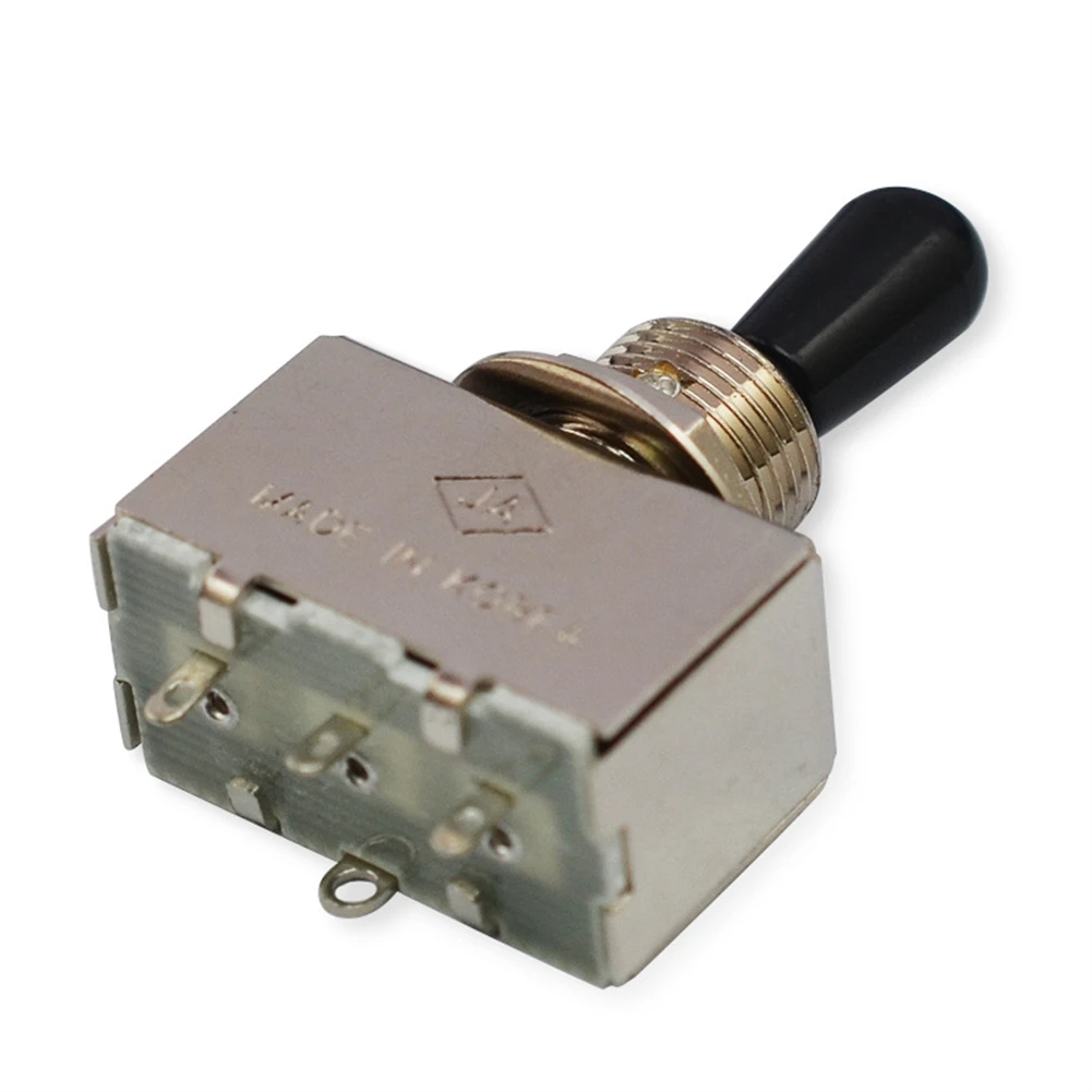 

Selector Switch Electric Guitar ABS Accessories Metal Silver 1.96x1.37inch 50x35mm Perfect For LP Electric Guitar Brand New