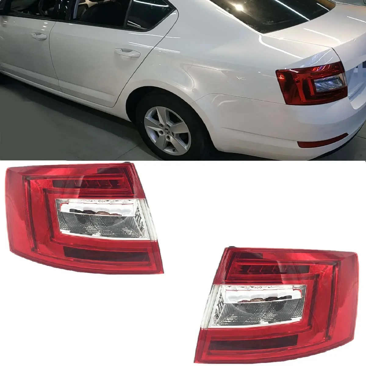 

Rear Stop Tail Light Brake Light for Skoda Octavia A7 Sedan 2015 2016 2017 Auto Parts Replacement and Modification