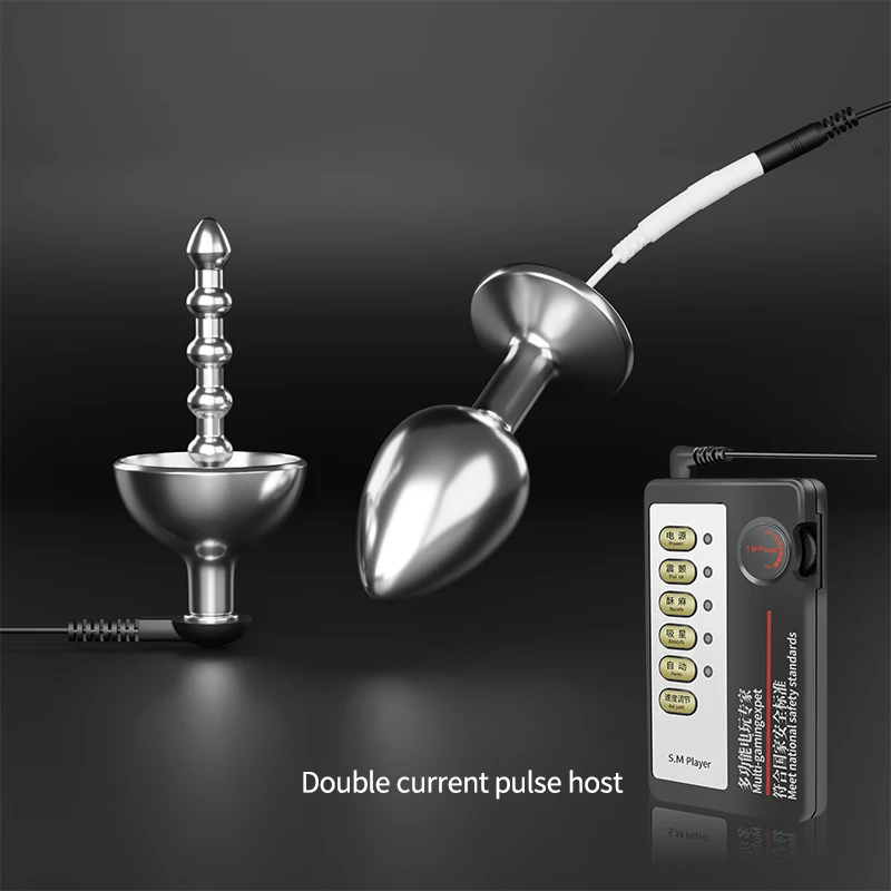 SM Electro Stimulation Horse Eye Stick Urethral Dilator Penis Plug Male Masturbation Electric Shock Stimulator Catheter Penis Sex Toys