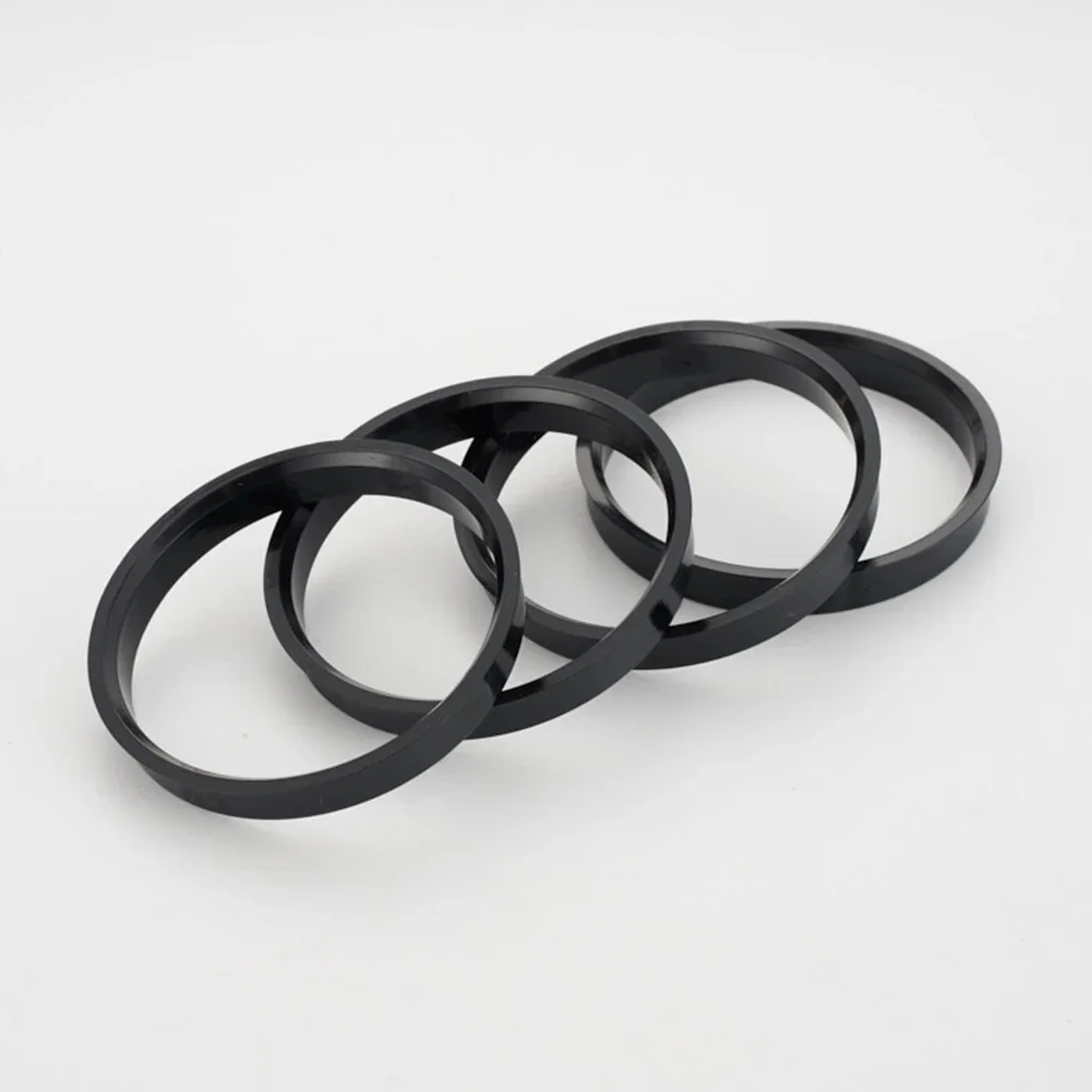 Aluminum Hub Centric Rings 66.6mm to 57.1mm Eliminate Vibrations Enhance Car Appearance Fits Skoda Nissan Pack of 4