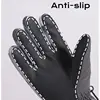 Ski Gloves Men's Winter Cotton Thickened Fleece Warm Windproof Cold Outdoor Cycling Car Waterproof Touch Screen Winter Soft 5