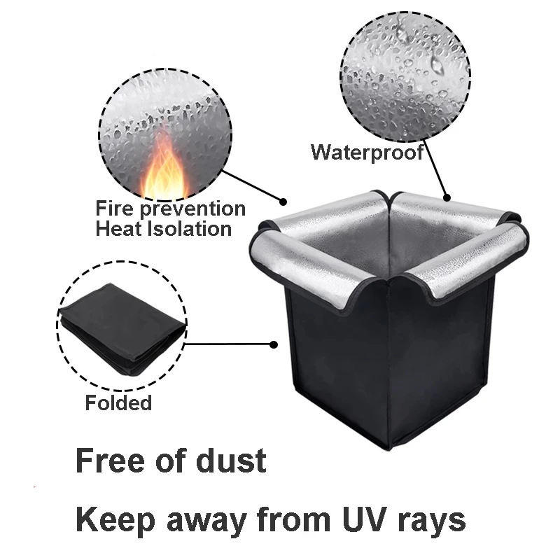 Blackout Cover for Resin 3D Printer Enclosure Protection from UV Dust Dirt Spill PVC Polyester Storage for Photon LD-002R 2H