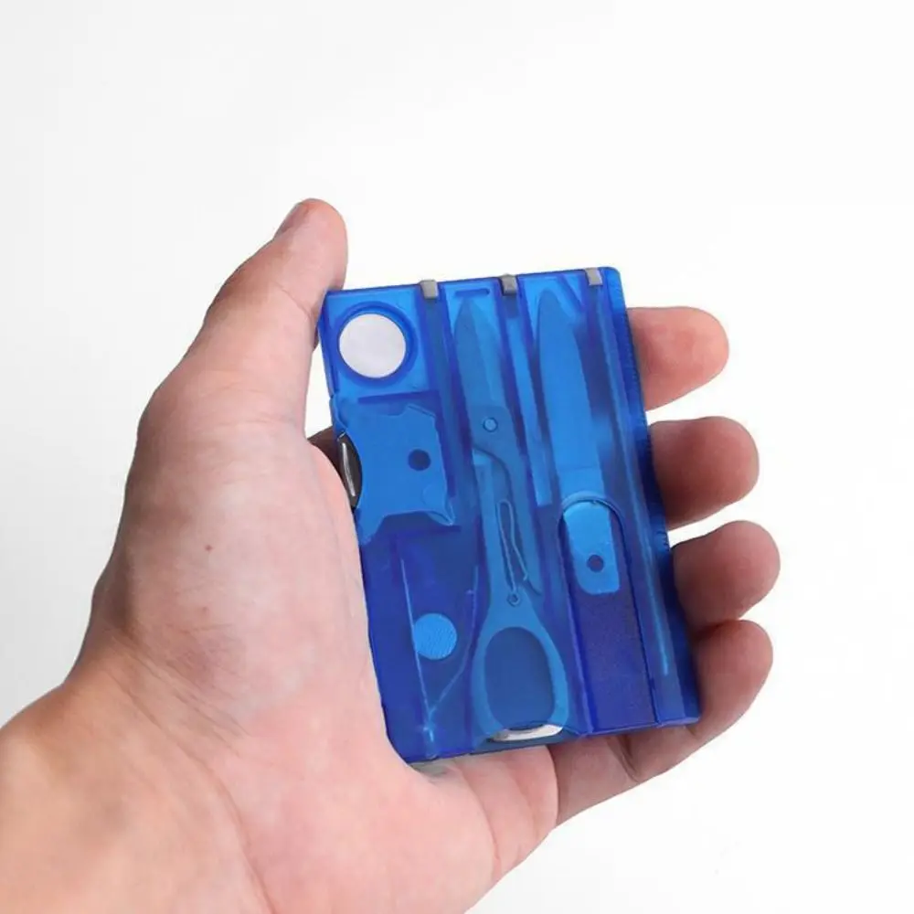 Ultra Thin Outdoor Multi Tool Pocket 12 in 1 Outdoor EDC Gadget Card Type Multipurpose Multi-function Tool Card