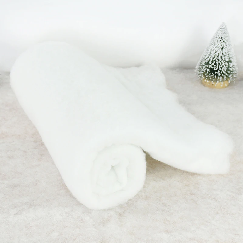 100*150cm Christmas Snow Cover Blanket Artificial Cotton Blanket For Christmas Tree Skirts Backdrop Decoration Fake Snow Carpet