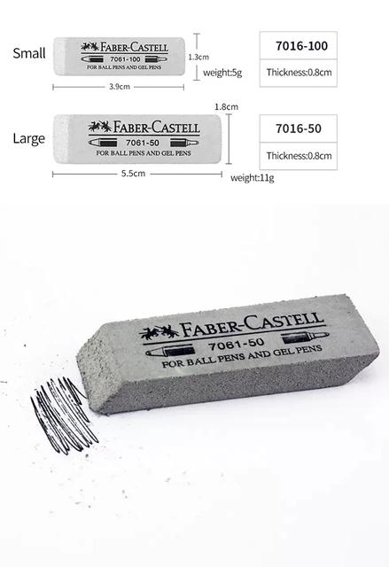 Faber Castell 7016-40 Natural Rubber Erasers 1piece Ink Eraser Sand Rubber  Fountain Pen Rubber Erasers For Kids - Eraser - AliExpress