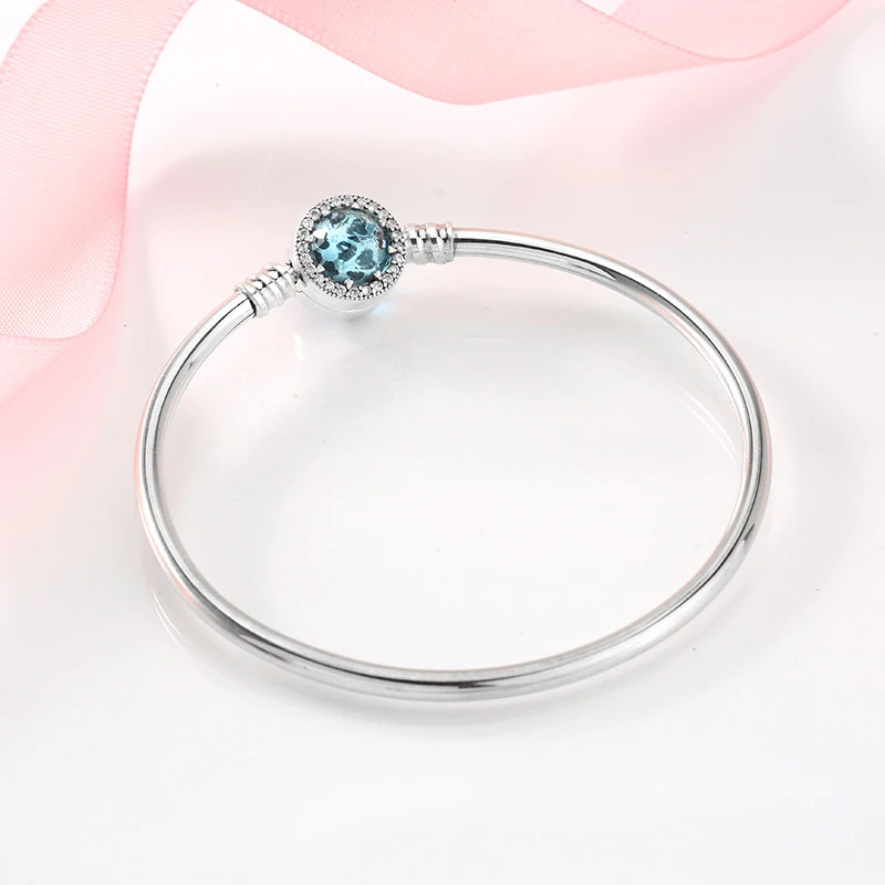 925 Sterling Silver Charm LOVE Pink Rose Bracelets Bangles Diy Fashion Jewelry Womens Accessories Trendy Jewelry Gift