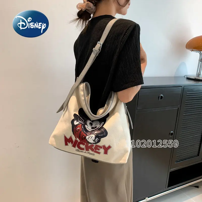 Disney Mickey New Women's One Shoulder Crossbody Bag Luxury Brand Women's One Shoulder Bag Cartoon Cute Fashion Women's Bag