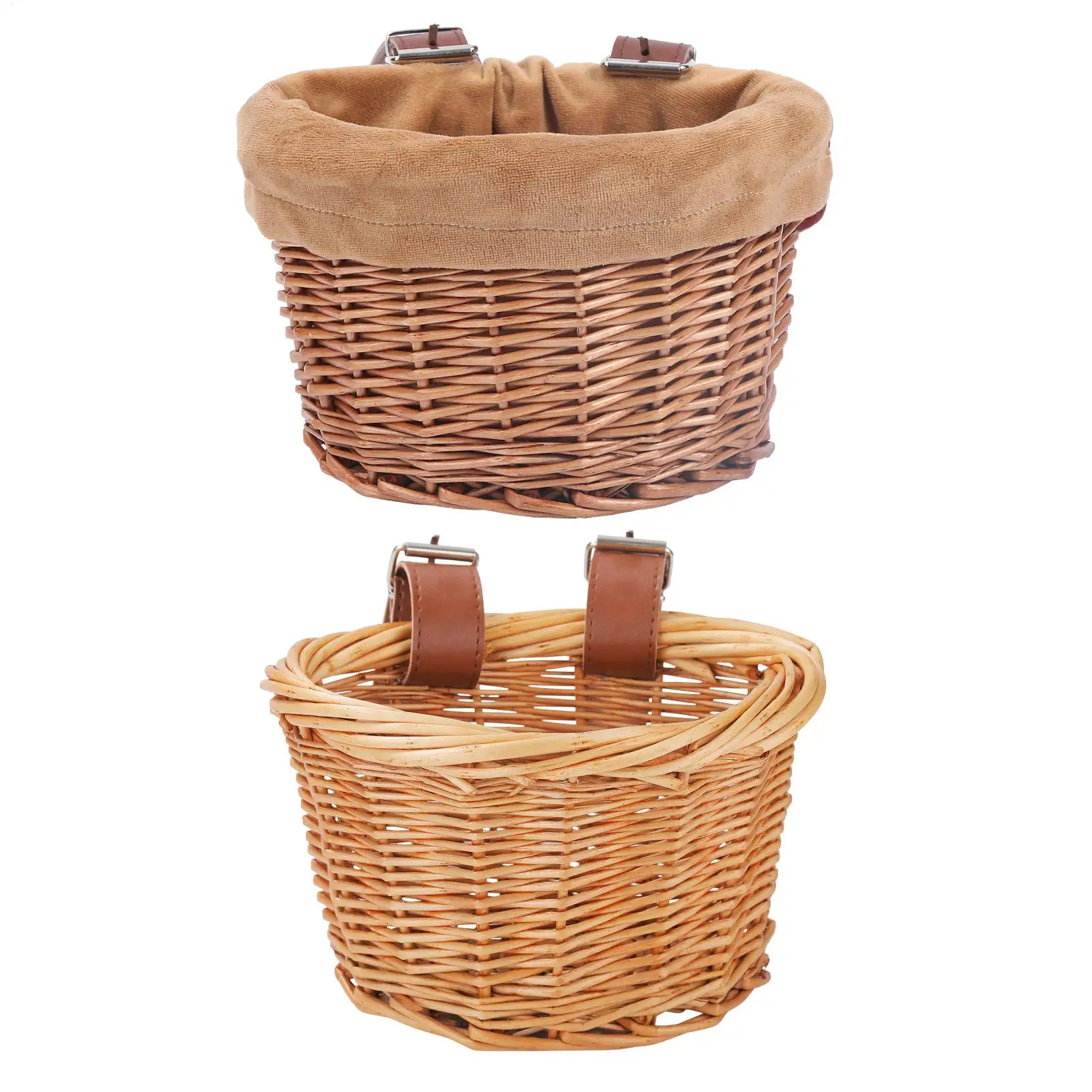 Panier de vélo pour enfant en osier en forme
