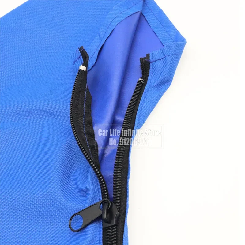 Bimini Top Boot Cover Waterproof Yacht Boat Cover with Zipper Marine Accessories