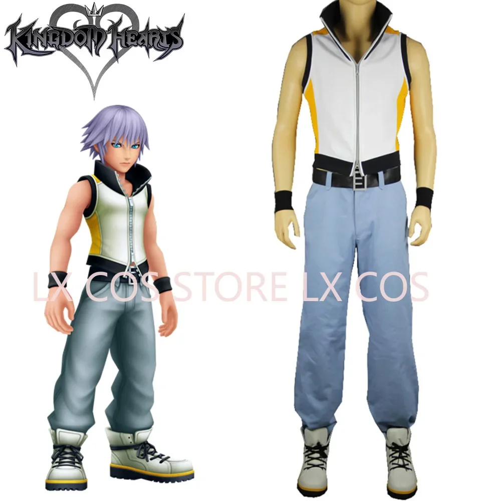 Anime Kingdom Hearts 3D: Dream Drop Distance Riku Costume Cosplay