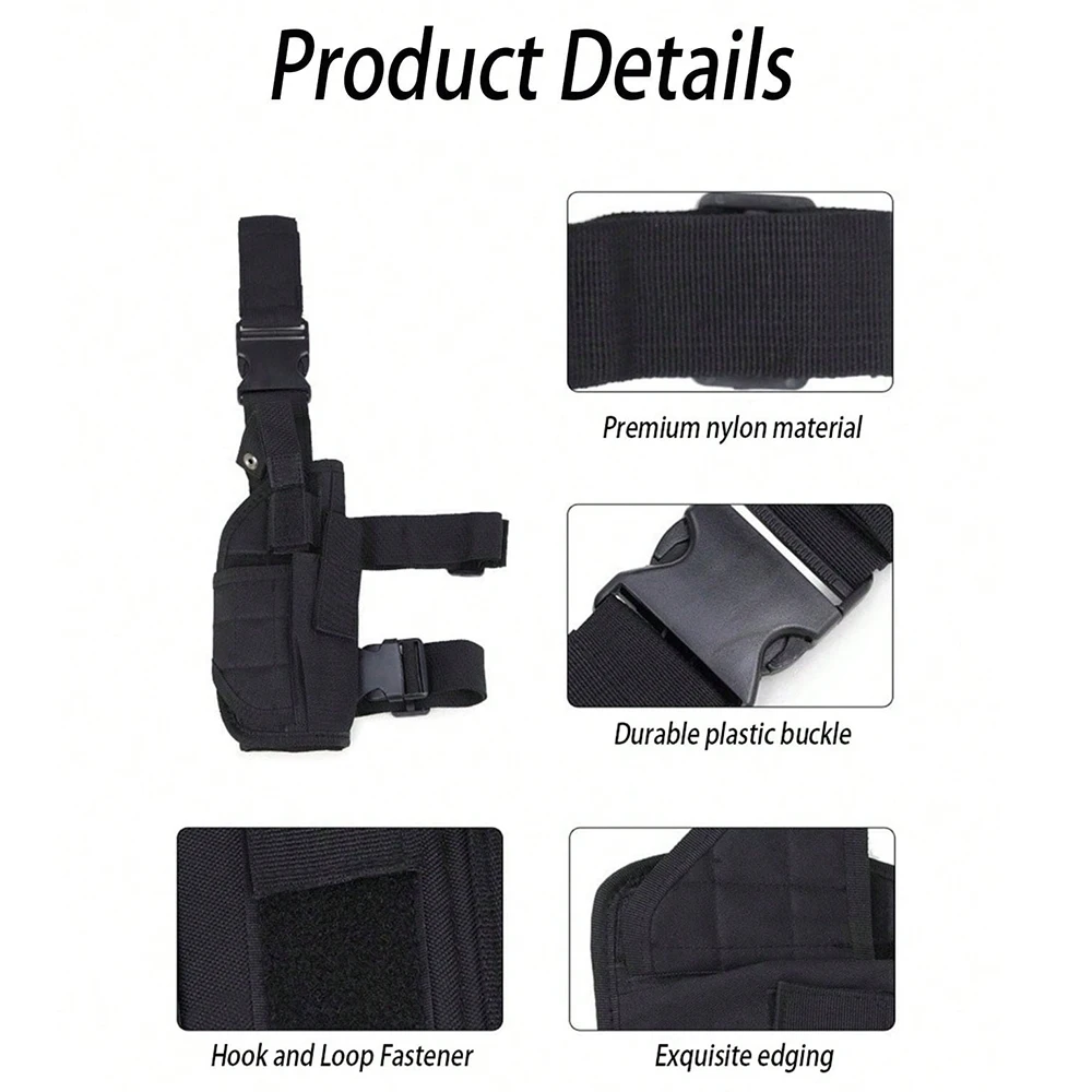 Tactical MOLLE Thigh Platform Holster for Hunting & Paintball