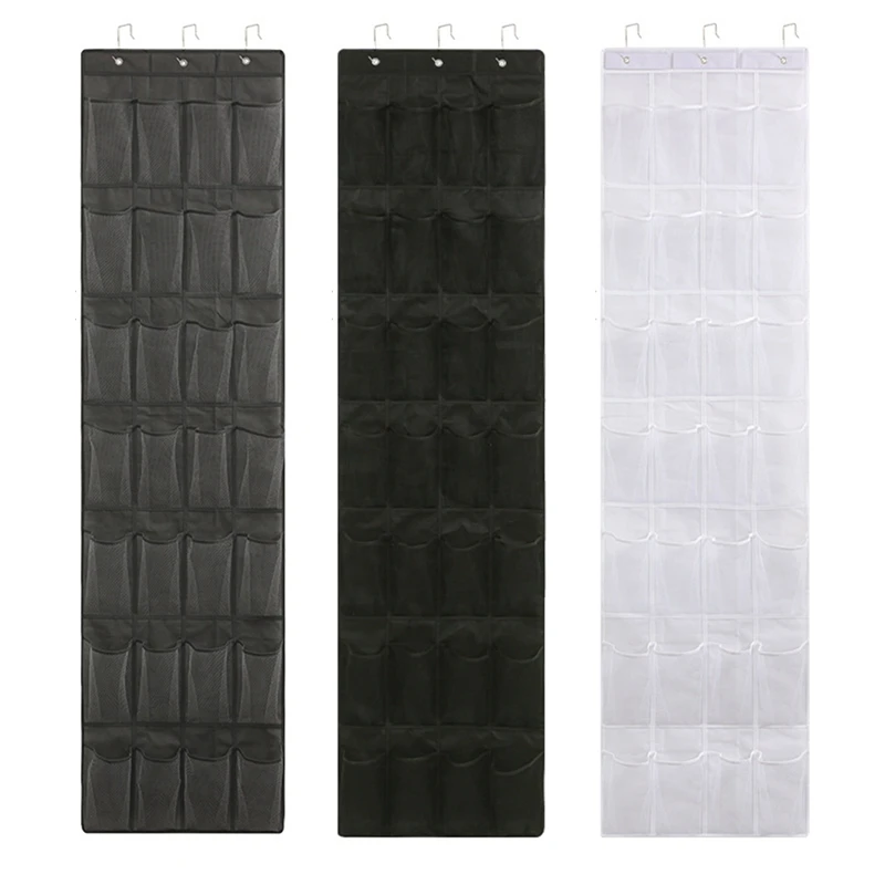 28 Grids Pockets Hanging Door Storage for Closet Multi Functional Toys Snack Underwear Shoes Storage Non-woven Fabric Organiser 5